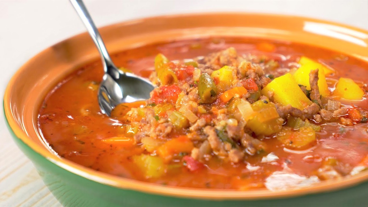 Мясной томатный суп (3118) | Povkusu.com