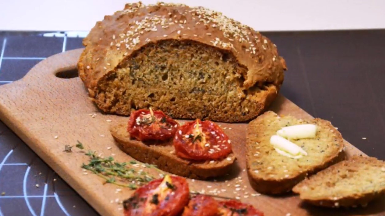 Бездрожжевой хлеб с маком и кунжутом (4317) | Povkusu.com