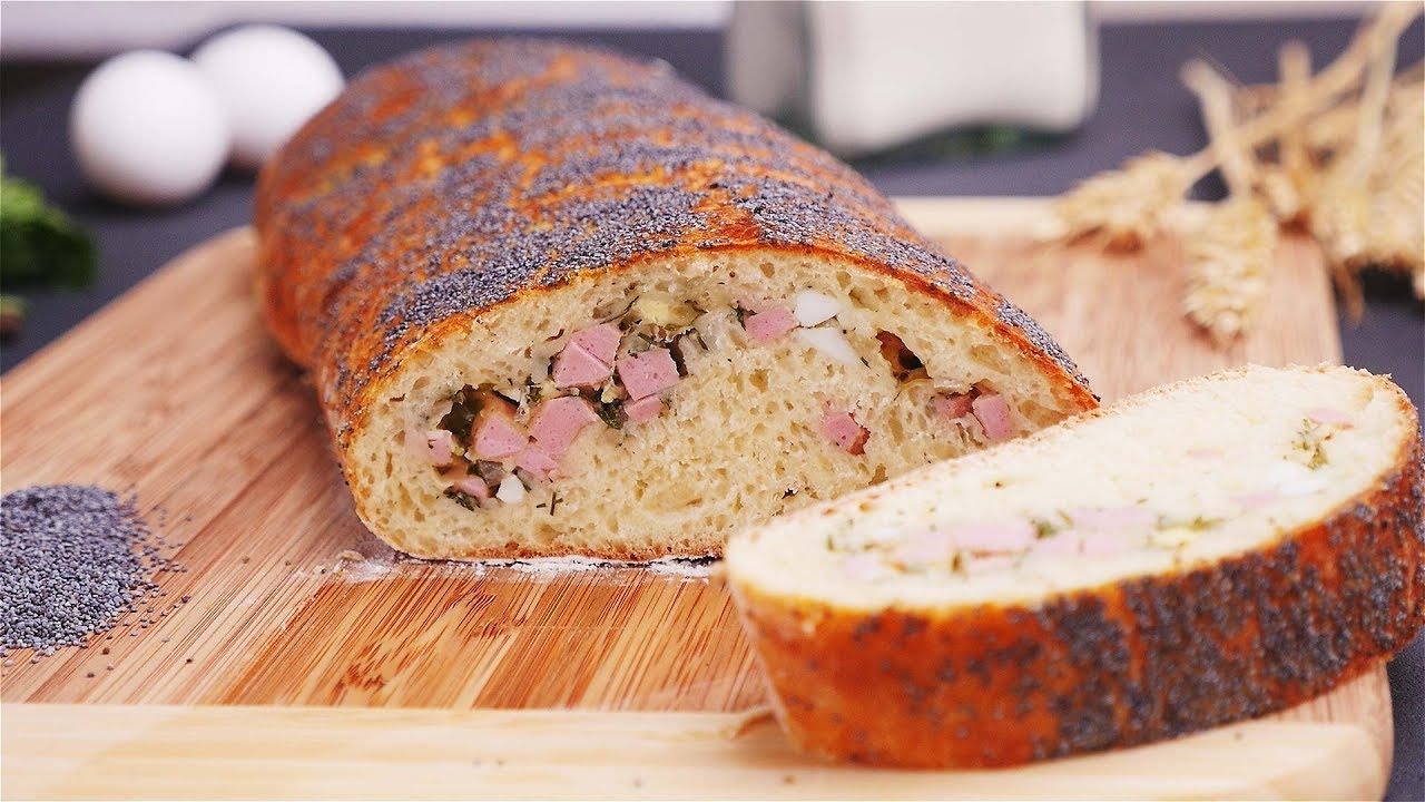 Итальянский хлеб с начинкой (4313) | Povkusu.com
