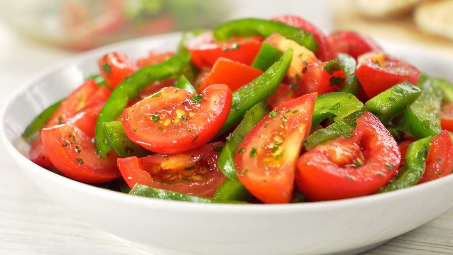 Салат из сладкого перца с помидорами (4191) | Povkusu.com