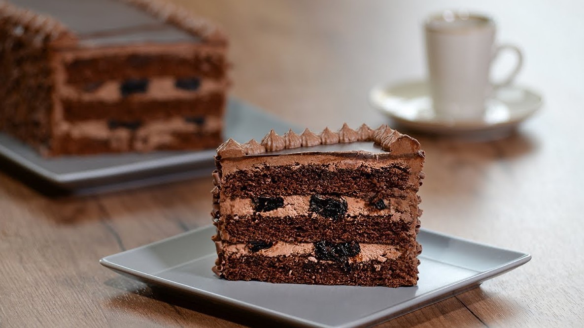 Шоколадный торт с черносливом (4575) | Povkusu.com