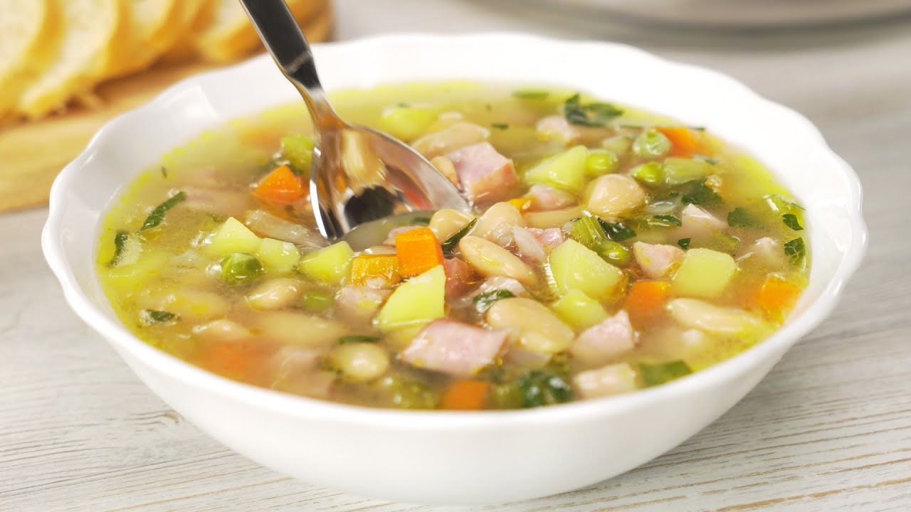 Фасолевый суп с ветчиной (5230) | Povkusu.com