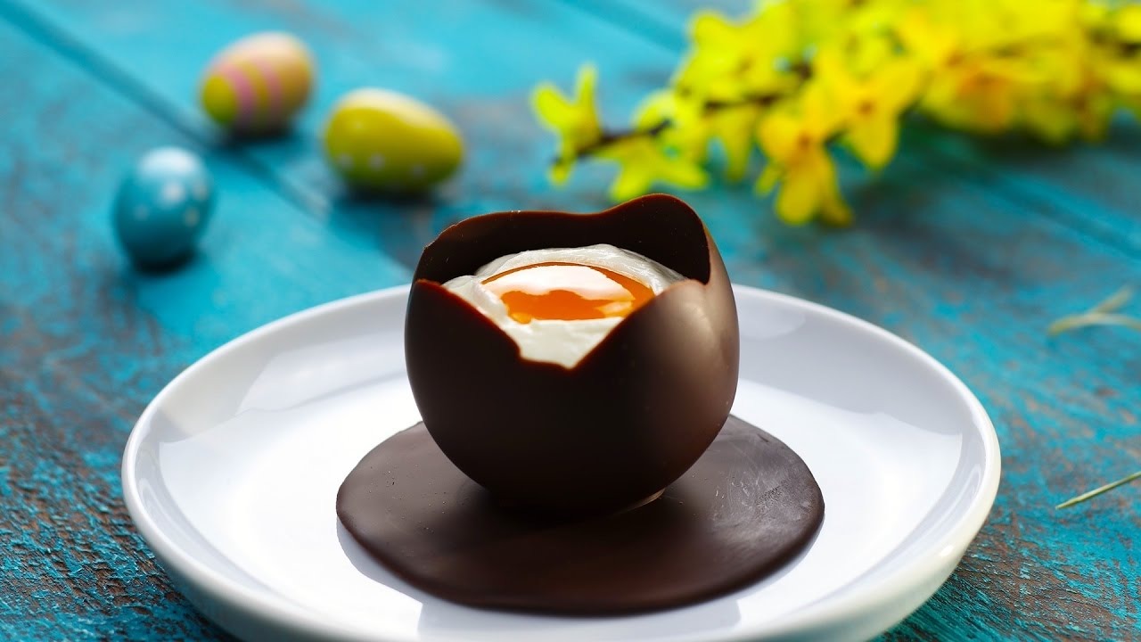 Сливочный мусс в шоколадном яйце (4980) | Povkusu.com