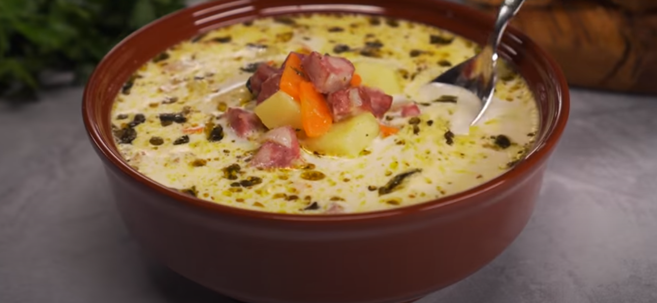 По-польски: Быстрый картофельный суп с колбасой (8277) | Povkusu.com