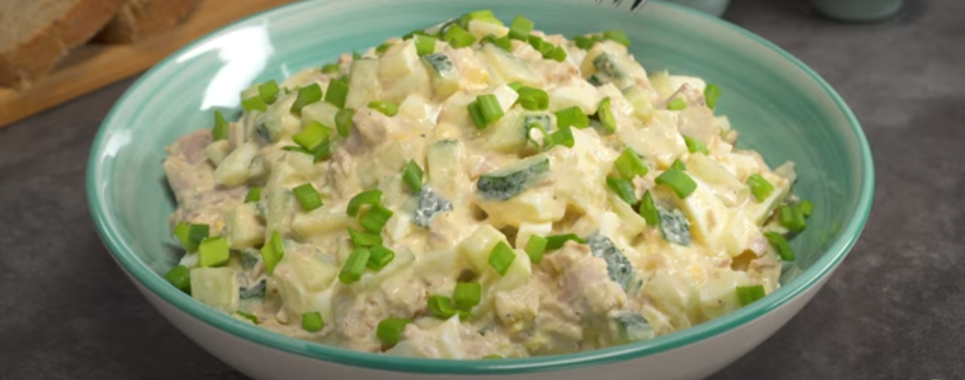 Новогодний салат с тунцом за 15 минут (8326) | Povkusu.com