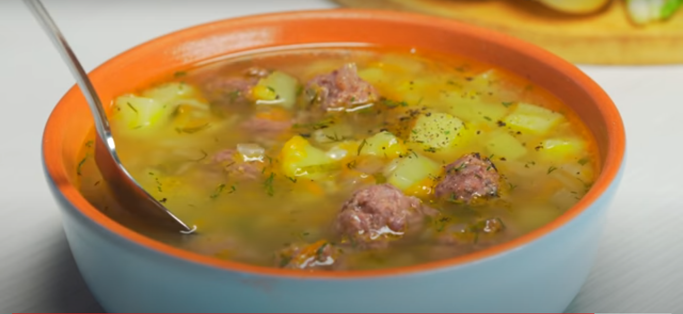 30 минут: быстрый суп с фрикадельками (9041) | Povkusu.com