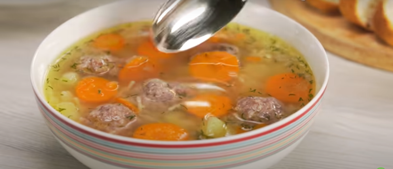 Простой суп с фрикадельками на скорую-скорую руку (9878) | Povkusu.com
