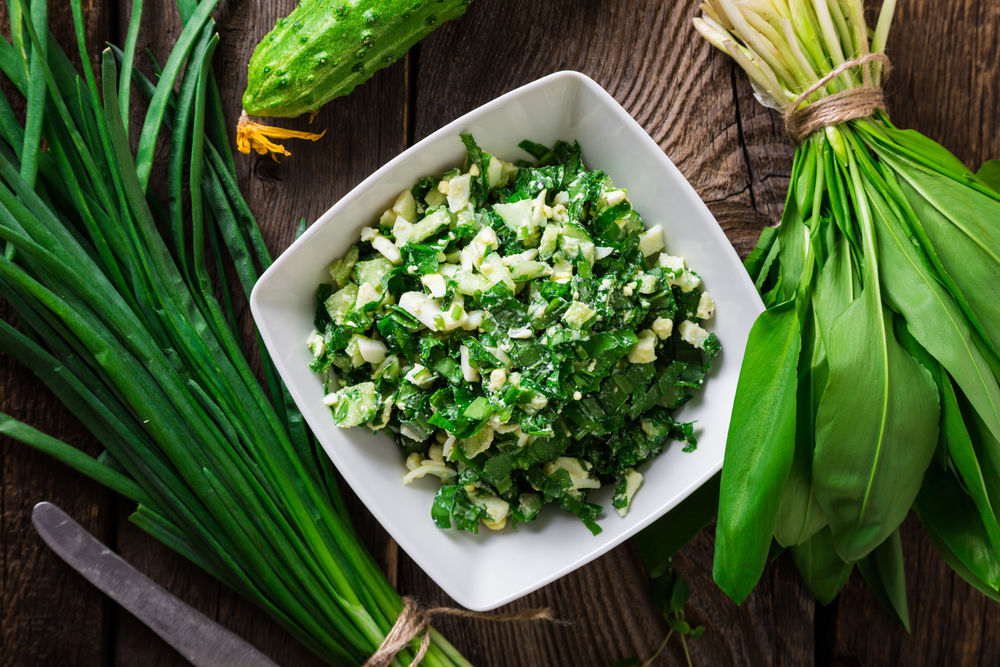 Блюда с зеленым луком рецепты с фото