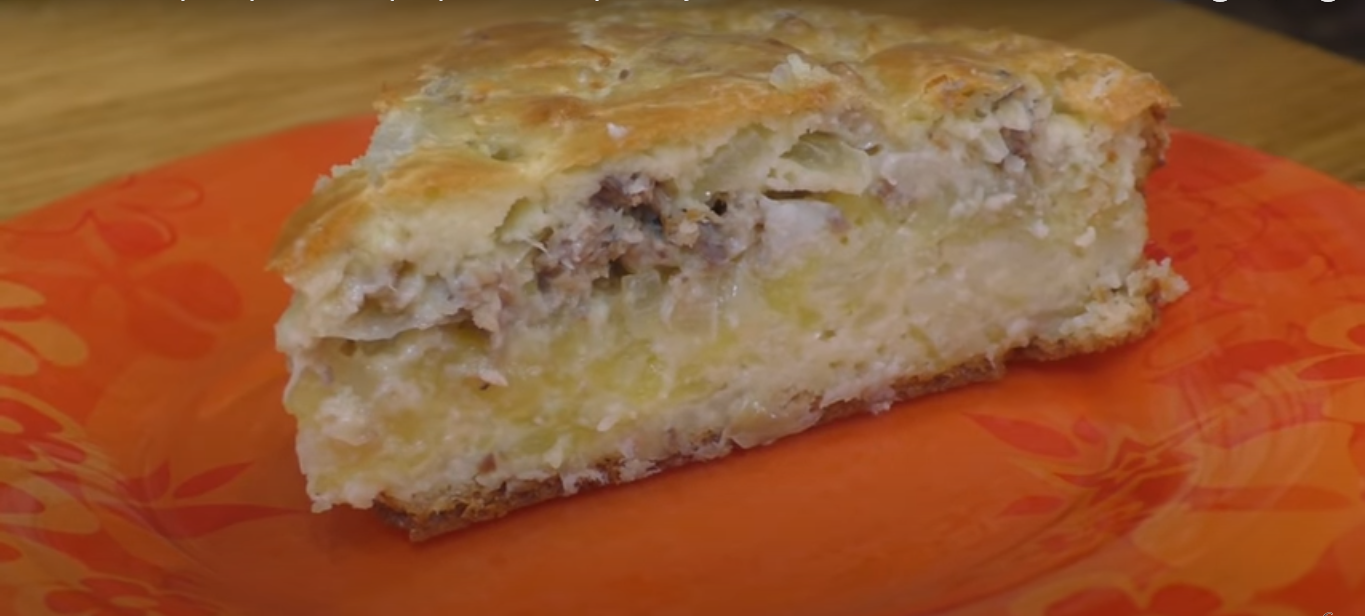 Рыбный заливной пирог с картофелем: быстро и вкусно (9971) | Povkusu.com