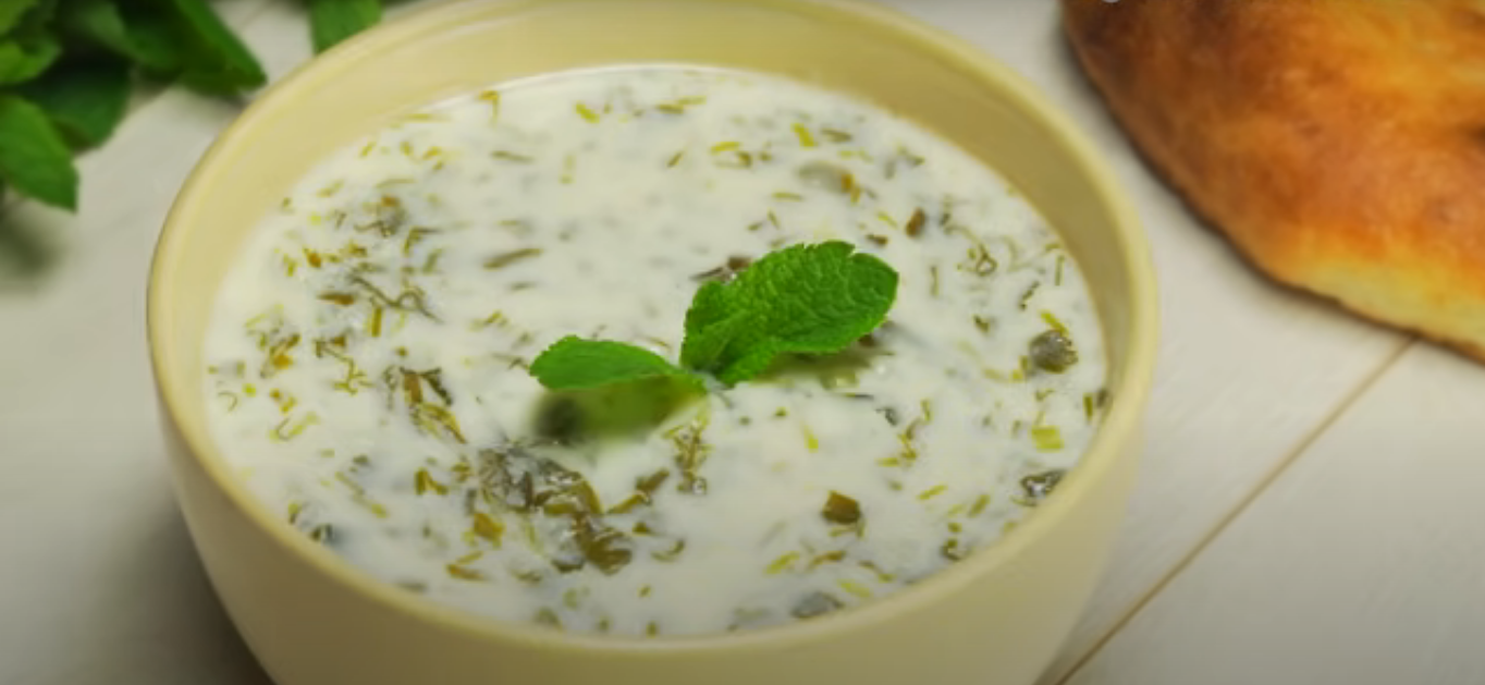 Довга – пикантный холодный суп с зеленью (11219) | Povkusu.com