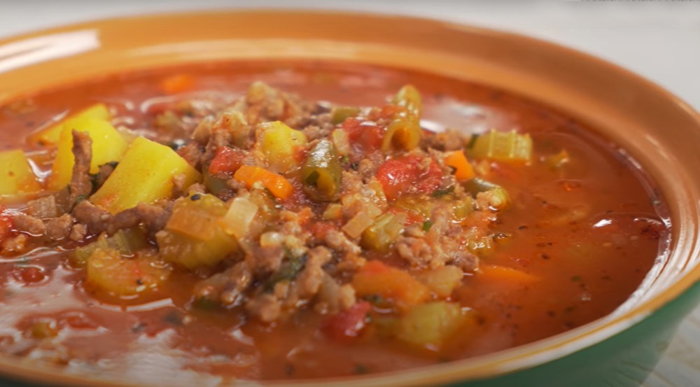 Сытный и вкусный томатный суп с говядиной (11855) | Povkusu.com