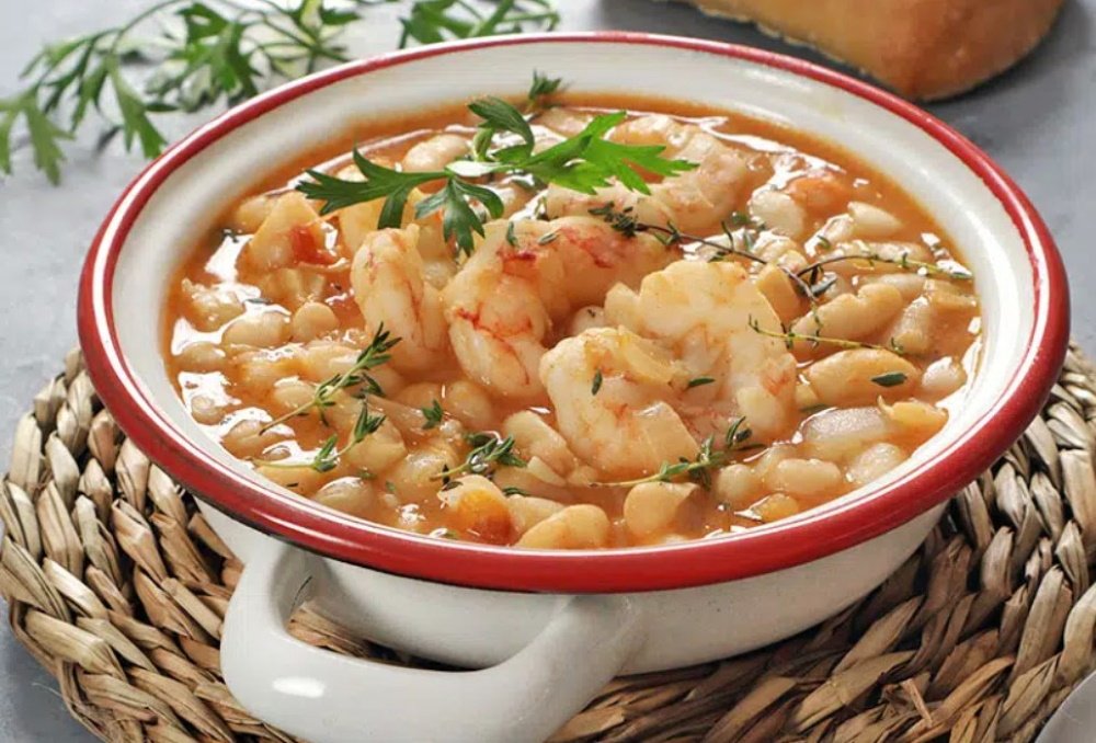 Alubias con langostinos (14942) | Povkusu.com