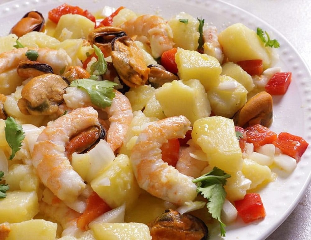 Patatas con marisco para una ocasión especial (17812) | Povkusu.com