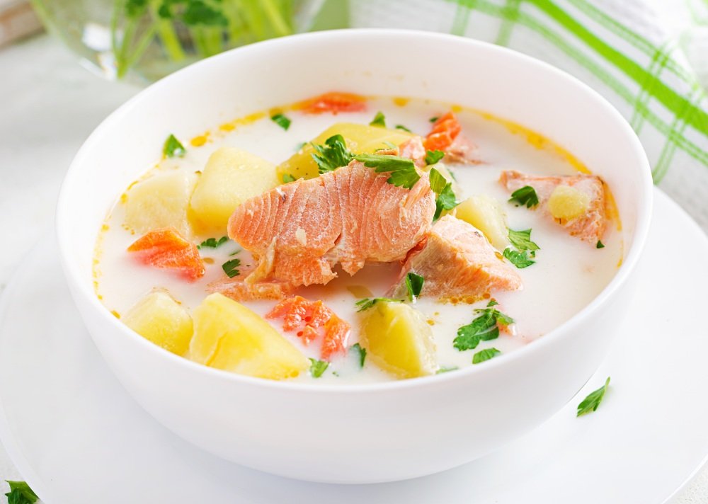 Sopa tradicional finlandesa de salmón (18289) | Povkusu.com